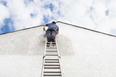 Peinture extérieure à Bazoches-sur-Hoëne — façades et ravalement